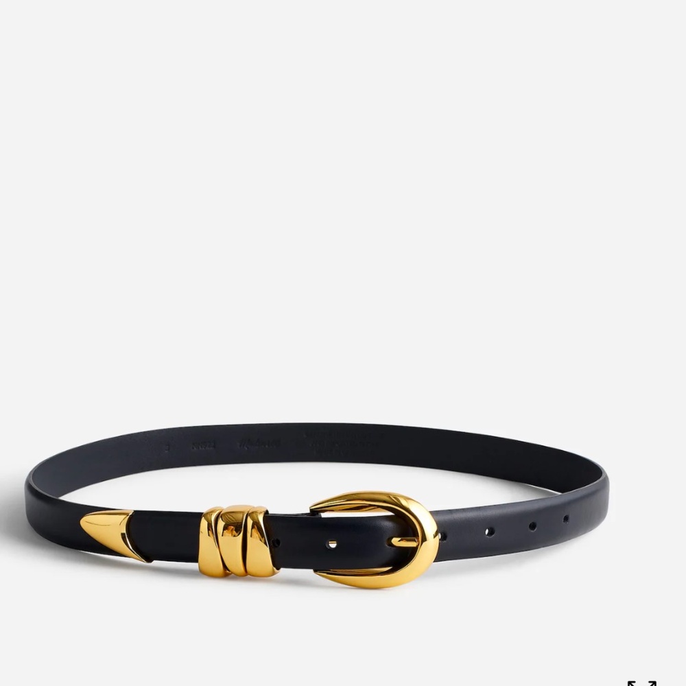 Madewell  Triple Metal Keeper Belt Small